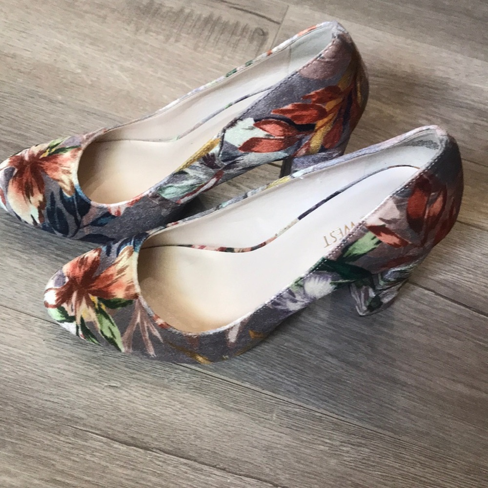 Nine West block heels